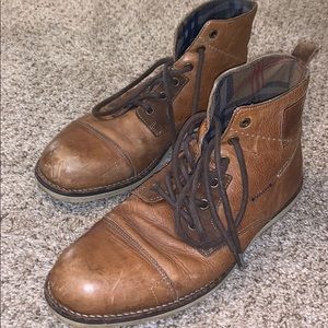 Bullboxer Cap Toe Leather Boots